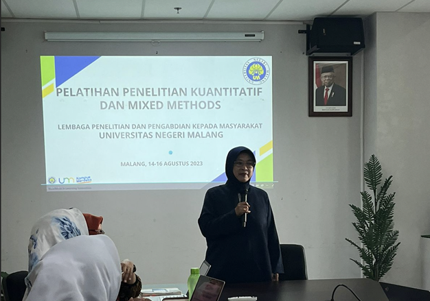 Tingkatkan Kemampuan Peneliti, LPPM UM Adakan Kegiatan Pelatihan Penelitian Kuantitatif dan Mixed Methods