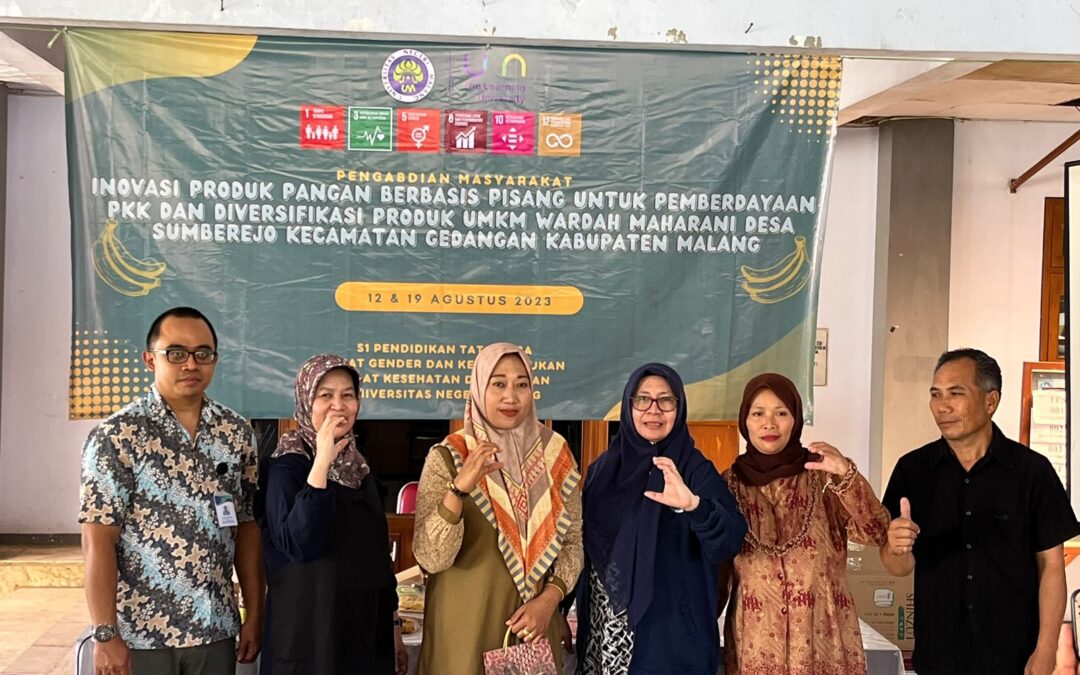 The Real contribution from State University of Malang in supporting the Social Development Pillar SDGs Program Through Community Service in Sumberejo Village