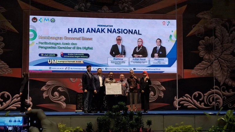 Kolaborasi bareng Kementerian, Universitas Negeri Malang Dukung Kesejahteraan Anak saat Peringatan HAN 2025 4