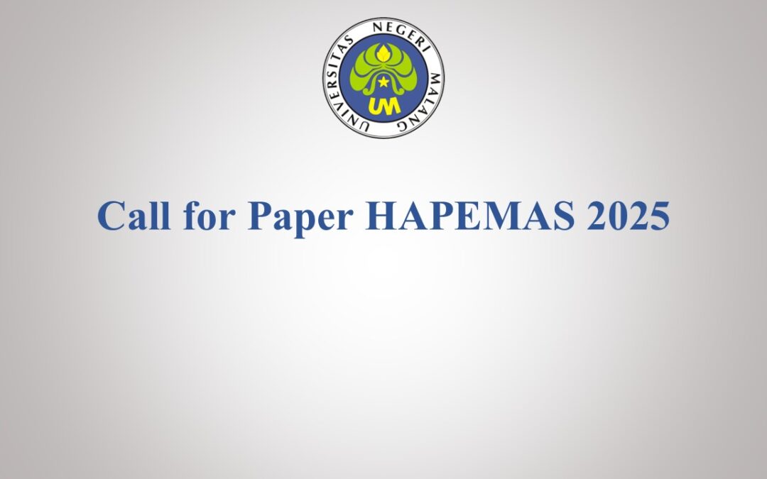Call for Paper HAPEMAS 2025