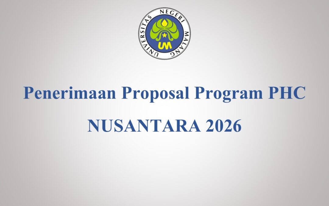 Penerimaan Proposal Program PHC NUSANTARA 2026