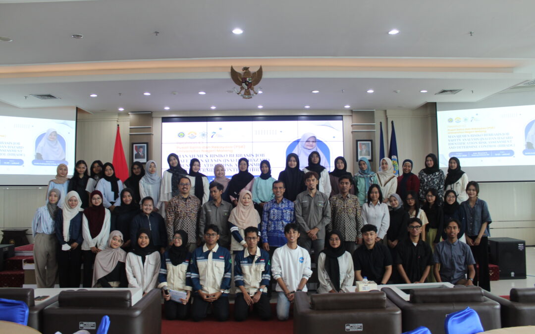 PSR UM Latih Mahasiswa dan Masyarakat Kuasai K3: Belajar Manajemen Risiko Berbasis JSA dan HIRADC