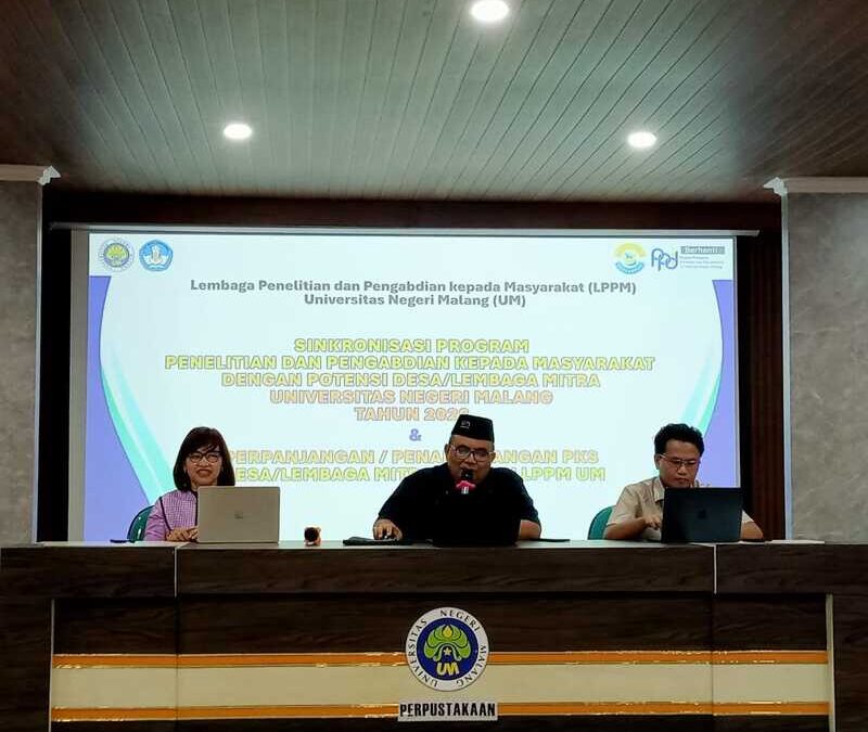 LPPM UM Sinkronkan Program 2026 dengan Desa dan Lembaga Mitra, Dorong Pengabdian Berdampak bagi Masyarakat