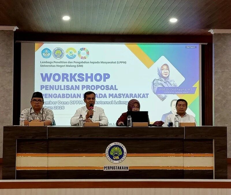 Target 10 Besar Nasional, LPPM UM Gelar Workshop Penulisan Proposal Menuju PKM Berdampak