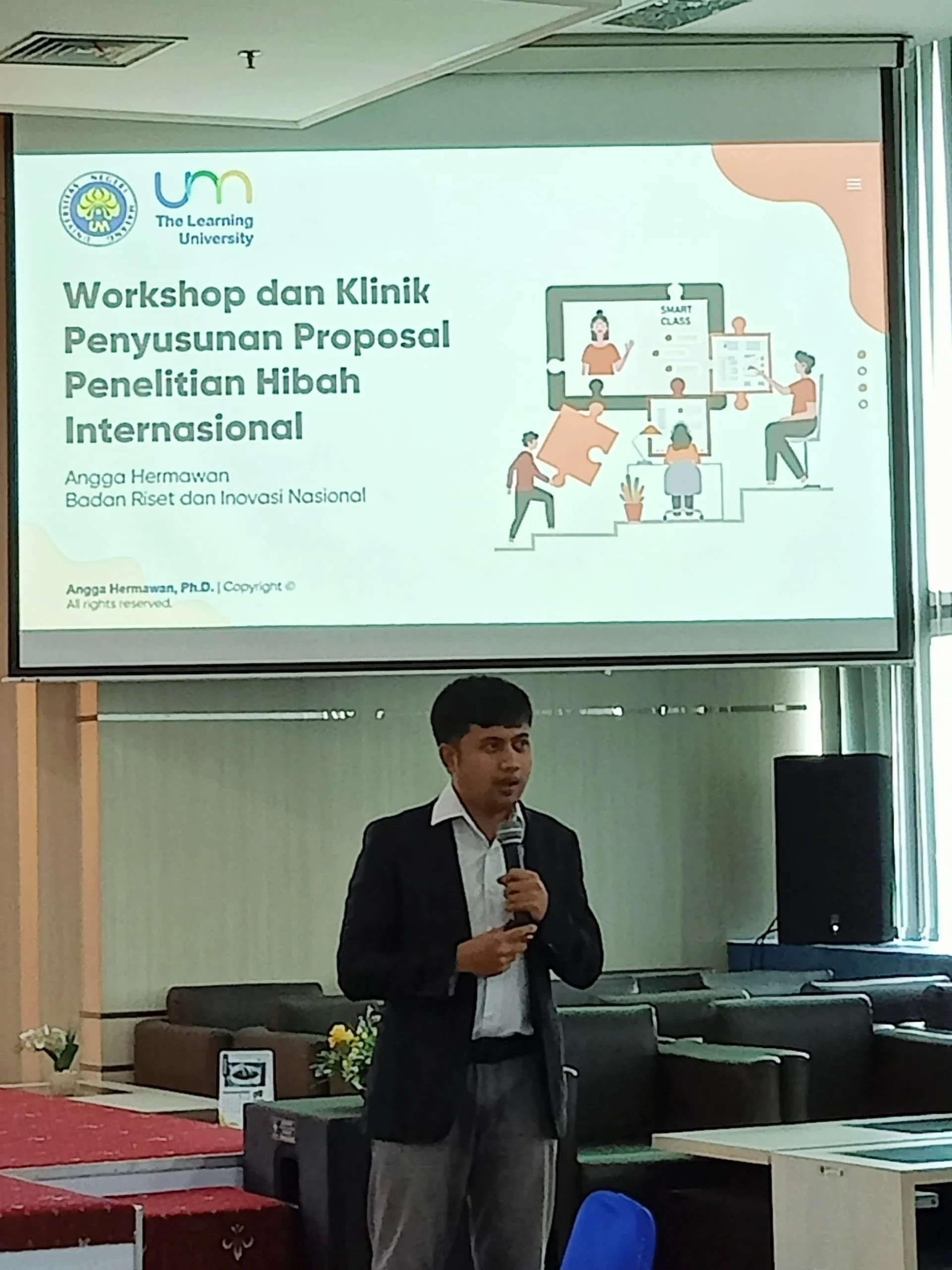 Siap Naikkan Reputasi Internasional, LPPM UM Gelar Workshop Penyusunan Proposal Penelitian Hibah Internasional 4