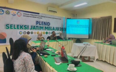 LPPM UM Gelar Pleno Seleksi Jatim Melaju 2026, Dorong Kolaborasi Riset Antar Kampus di Jawa Timur
